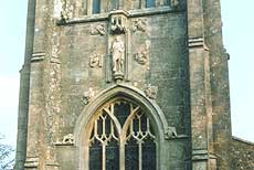 The face of the St Mary Magdalene tower.