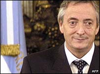 presidente da Argentina, Néstor Kirchner