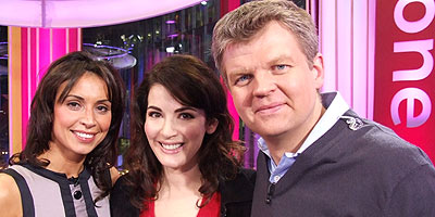 Nigella Lawson in the studio