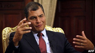 Rafael Correa, presidente de Ecuador