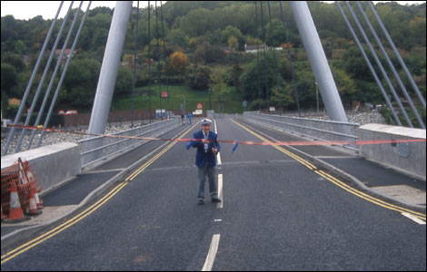 The unofficial opening - Photo courtesy of Ron Miles