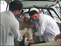 انتقال مجروحان