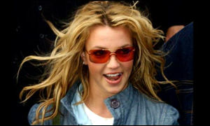 Britney Spears with hair