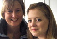 Fflur Wyn gydag Efa Gruffudd Jones, Prif Weithredwr yr Urdd