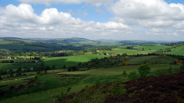Hills surrounding Selkirk