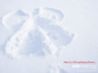 Wallpaper: Snow angel - Merry Christmas from BBC Radio Foyle
