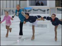 Jayne Torville at Somerset House ice rink