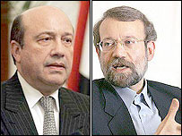 علی لاريجانی و ايگور ايوانف