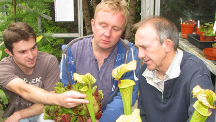 Adam with Mark Long and Nigel Brown.