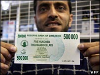 The bank introduced $500,000 and $750,000 bills just last month