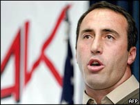 O primeiro-ministro de Kosovo, Ramush Haradinaj 