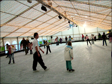 Ice Skating at Palace de Glaice on the Waterfront