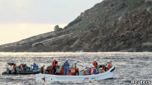 東京都勘察團考察釣魚島