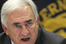Head of the IMF Dominique Strauss-Kahn