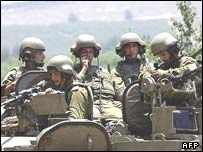 سربازان اسرائيلی در مرز لبنان