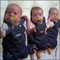 triplets awake!