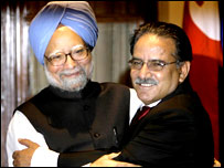 मनमोहन और प्रचंड