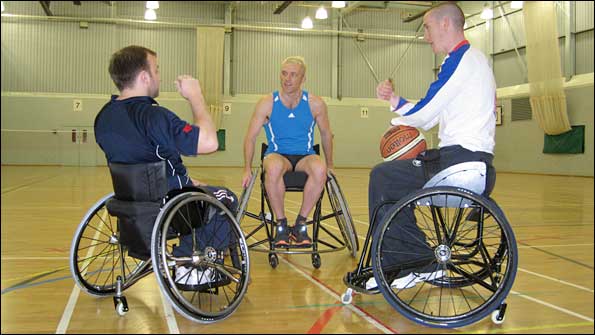 Three-time Paralympian Terry Bywater talks the BBC's Tom Fordyce through wheelchair basketball