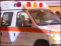 آمبولانس حامل آريل شارون