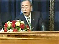 Ban Ki Moon, em foto de 01/03/2007