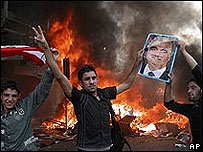 Trablus'taki Hariri taraftarları