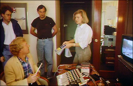 Fred Scott, Brian Barron, Eric Thirer and Kate Adie 