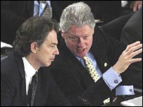 Tony Blair ve Bill Clinton