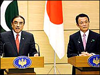 Pakistan ve Japonya liderleri