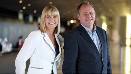 Jamie Owen and Louise Elliott