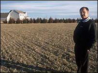 Plantação de soja transgência nos EUA