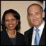 Condoleezza Rice e Ehud Olmert