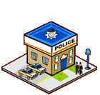 Police station illustration