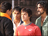 रंग दे बसंती का एक दृश्य