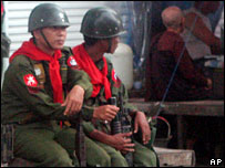 बर्मा में सुरक्षाबल