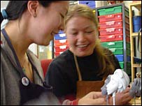 Puppet makers at Mackinnon & Saunders