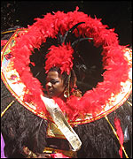 Luton Carnival procession.