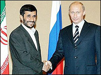 Hai ông Putin và Amadinejad