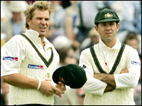 शेन वॉर्न और रिकी पोंटिंग