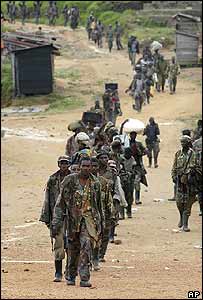 سربازان شورشی در شرق کنگو