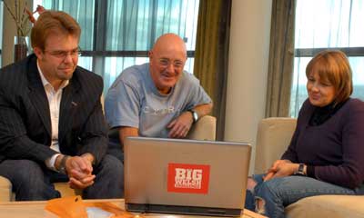 The presenters watch the learners