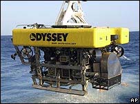 Încărcătura a fost descoperită cu ajutorul unui robot subacvatic.