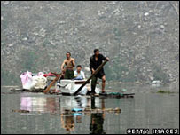 Lago formado em Beichuan. Foto: Getty Images