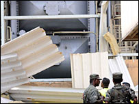 Damage to power plant