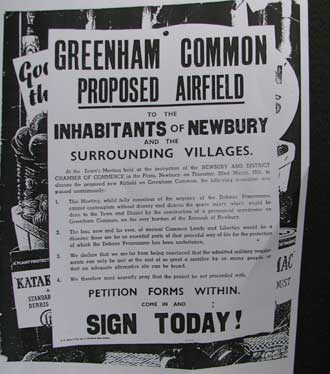Early 1980’s Protest Poster against the Greenham Common base