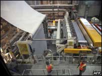 Indústria de papel Botnia no Uruguai