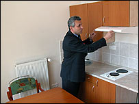 Karel Kühnl v Domě pro válečné veterány