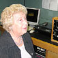 Sheila Quigley in the Radio Ulster studio recording her story for Days Like This