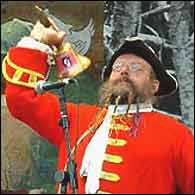 Chris Town Crying for The Polyphonic Spree at Glastonbury