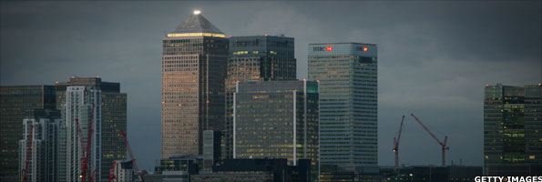 Canary Wharf skyline