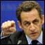 O presidente da União Européia, Nicolas Sarkozy